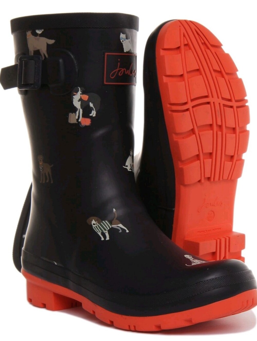 Joules- Dogs Rainboot. Sz. 7.
